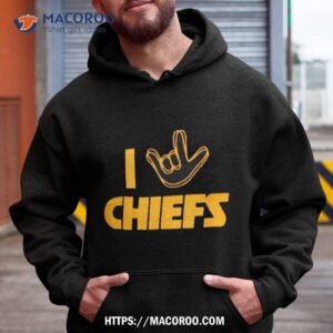kansas city chiefs the nfl asl collection by love sign tri blend shirt hoodie