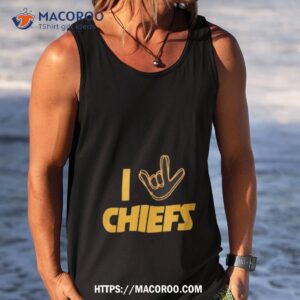 kansas city chiefs the nfl asl collection by love sign tri blend shirt tank top