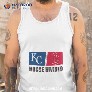 kansas city royals vs cleveland guardians house divided shirt tank top