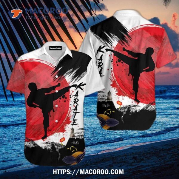 Karate Martial Arts Aloha Hawaiian Shirt