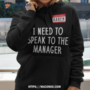 Karen Costume Halloween Shirt I Need To Speak The Manager