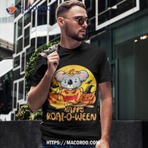 koala on pumpkin happy koal o ween halloween costume shirt tshirt