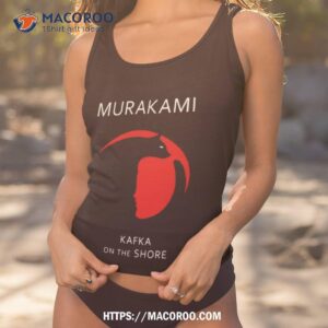 kucing graphic haruki murakami shirt tank top 1