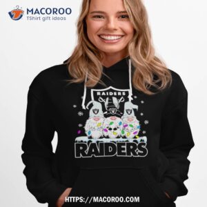 las vegas raiders football gnomes christmas 2023 shirt hoodie 1