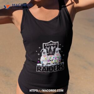 las vegas raiders football gnomes christmas 2023 shirt tank top 2