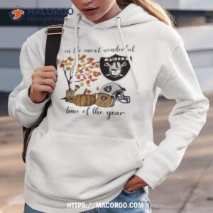 las vegas raiders in the most wonderful time of the year 2023 shirt hoodie 3