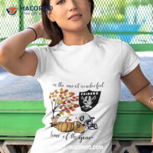 las vegas raiders in the most wonderful time of the year 2023 shirt tshirt 1