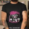 Las Vegas Raiders Peanut Characters In October We Wear Pink 2023 Shirt