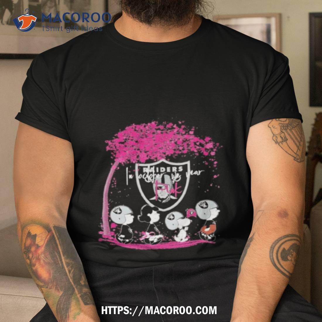 Las Vegas Raiders Peanut Characters In October We Wear Pink 2023 Shirt Las Vegas Raiders Peanut Characters In October We Wear Pink 2023 Shirt
