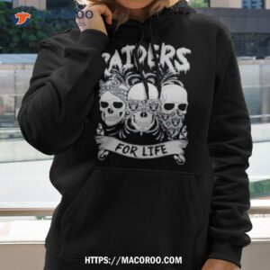 las vegas raiders skulls for life shirt hoodie 2