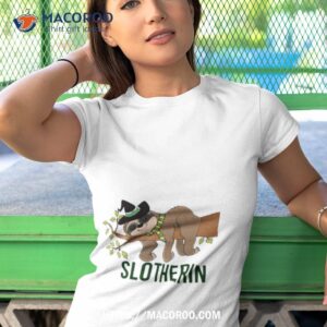 lazy slotherin shirt tshirt 1