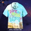 Life Is Better At The Beach Snail Shells On Sand Aloha Hawaiian Shirt