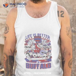 life is better buffalo shirt tank top