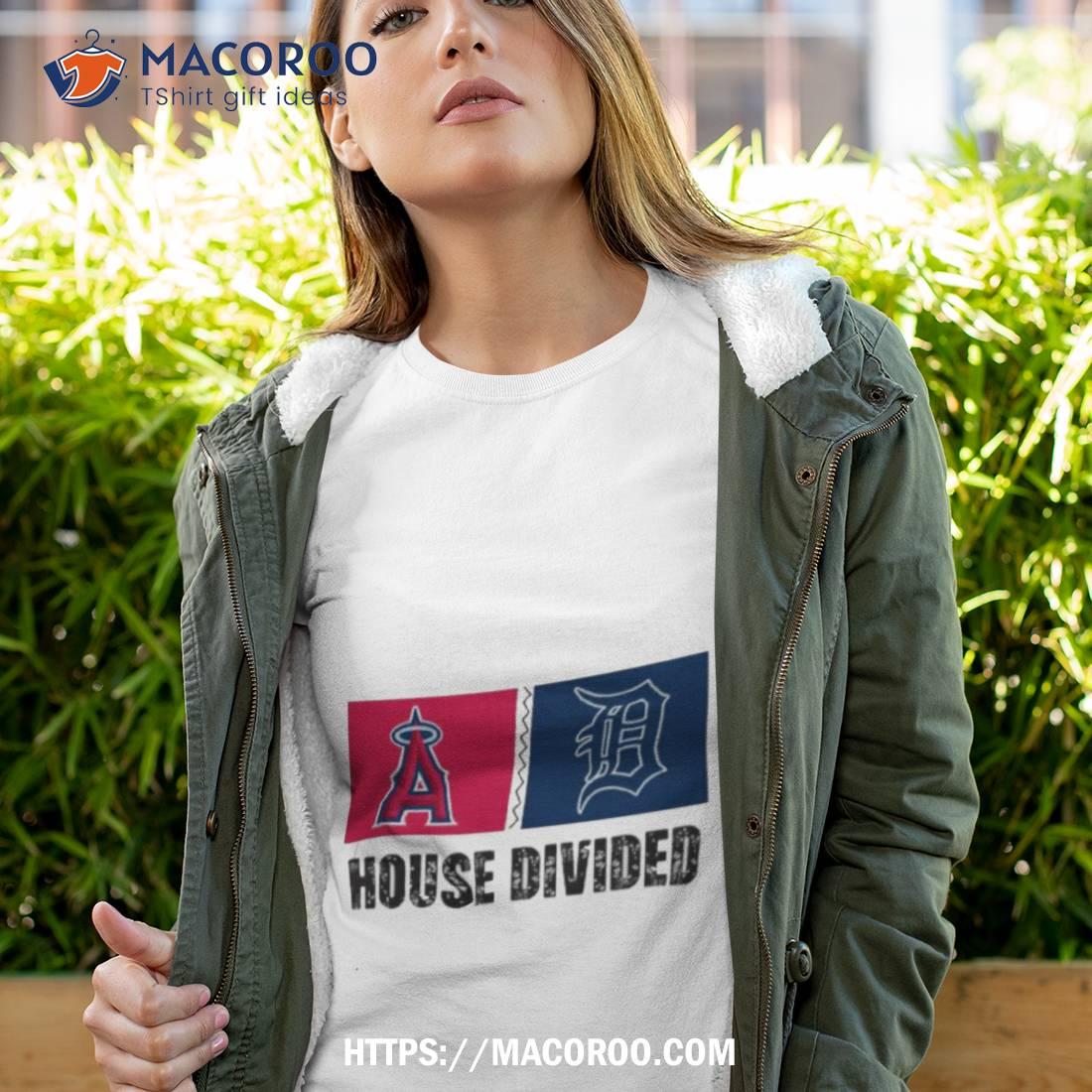 Los Angeles Angels Vs Detroit Tigers House Divided Shirt