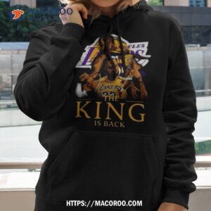 Awesome Los Angeles Lakers Lebron James The King Is Back Shirt - T