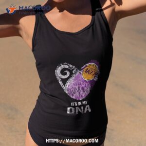 Los Angeles Rams And Los Angeles Lakers Heart It’s In My Dna 2023 Shirt 3 los angeles rams and los angeles lakers heart it s in my dna 2023 shirt tank top 2