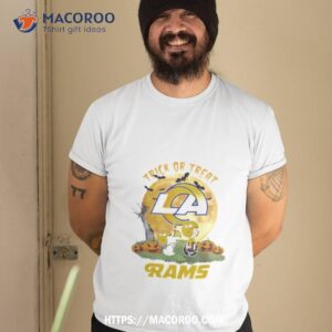 Los Angeles Rams Snoopy Charlie Brown And Woodstock Trick Or Treat Halloween 2023 Shirt