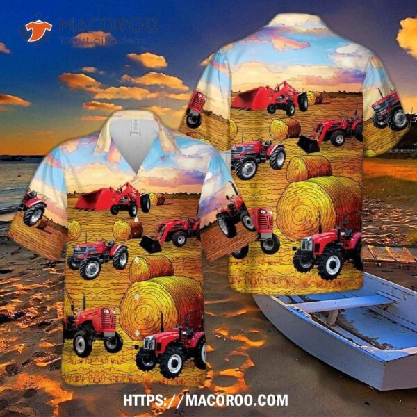 Mahindra Tractors Usa Hawaiian Shirt