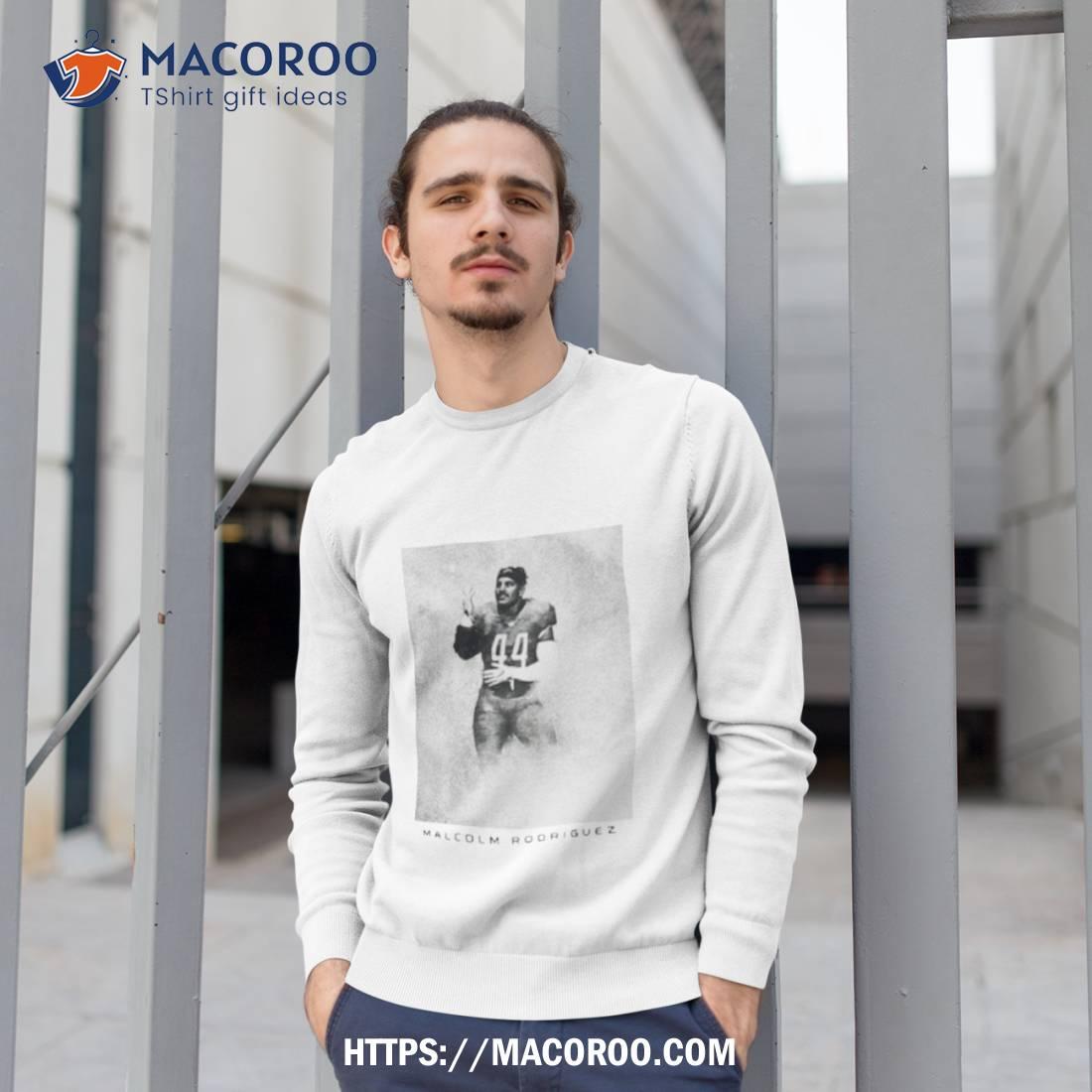 Malcolm Rodriguez Detroit Lions Majestic Threads Graphic T-Shirt, hoodie,  sweater and long sleeve