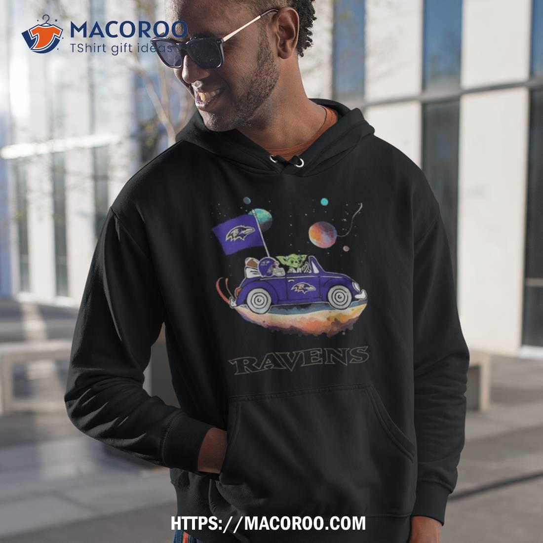 Master Yoda Driving Car Star Baltimore Ravens 2023 Shirt Master Yoda Driving Car Star Baltimore Ravens 2023 Shirt