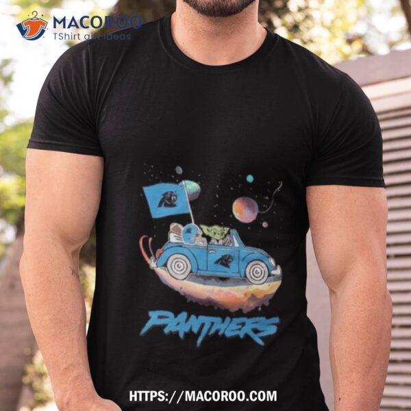 Master Yoda Driving Car Star Carolina Panthers 2023 Shirt