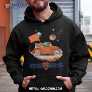 master yoda driving car star chicago bears 2023 shirt hoodie