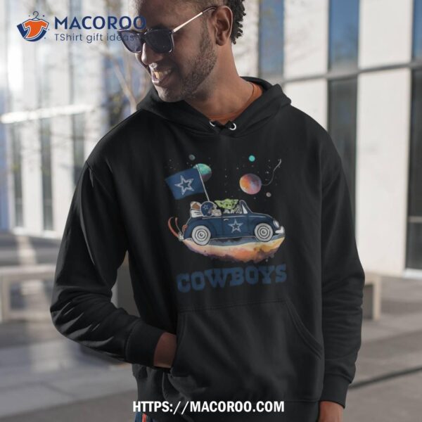 Master Yoda Driving Car Star Dallas Cowboys Football 2023 Shirt