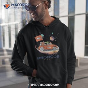 Master Yoda Driving Car Star Denver Broncos Football 2023 Shirt