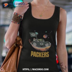 master yoda driving car star green bay packers football 2023 shirt tank top 4