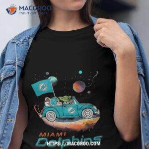 Master Yoda Driving Car Star Miami Dolphins Football 2023 Shirt
