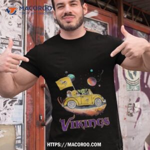 Master Yoda Driving Car Star Minnesota Vikings Football 2023 Shirt