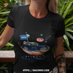 Master Yoda Driving Car Star Seattle Seahawks Football 2023 Shirt