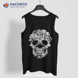 matching family dachshund dog skull costume halloween shirt tank top