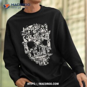 matching family german shepherd dog skull costume halloween shirt sweatshirt