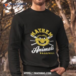 mayhem animals baseball estd 1969 shirt sweatshirt