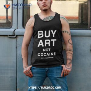 mc lyte buy art not cocaine shirt tank top 2