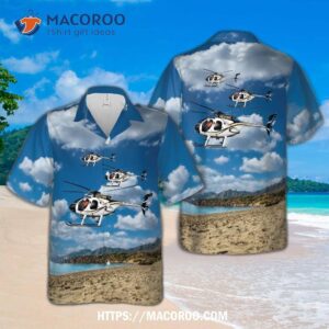 Md530ff Helicopter Hawaiian Shirt