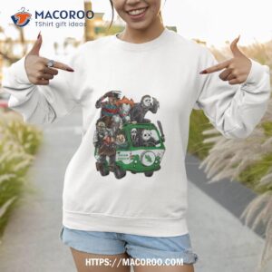mean green horror movies characters bus halloween 2023 shirt sweatshirt 1