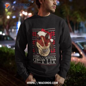 meesa gonna get lit merry christmas shirt sweatshirt