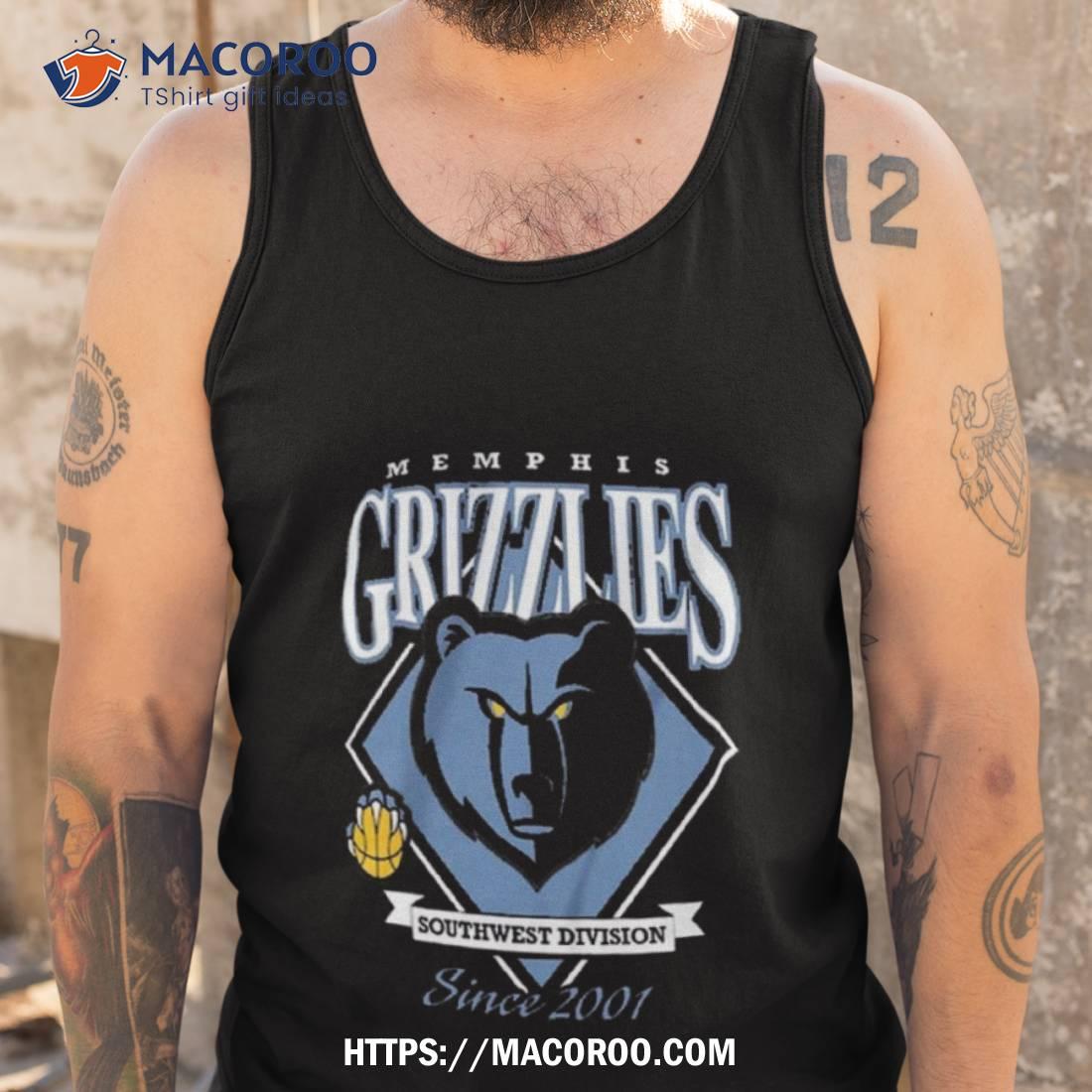 Memphis Grizzlies Southwest Division Since 2001 New Era Throwback T Shirt