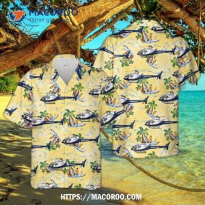 Memphis Police Airbus As350 B3 Air 3 Hawaiian Shirt