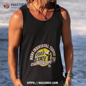 men s individual tennis 2023 state championships shirt tank top