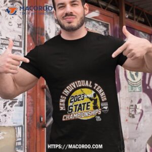 Men’s Individual Tennis 2023 State Championships Shirt