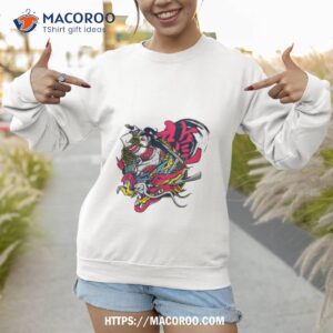 men samurai dragon johnny silverhand shirt sweatshirt 1