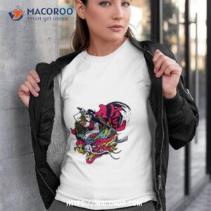 Men Samurai Dragon Johnny Silverhand Shirt