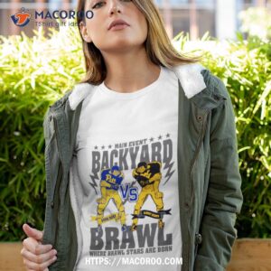 Mens Blue 84 West Virginia Mountaineers Backyard Brawl Ss Shirt