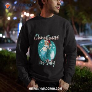 Mermaid Christmas In July Shirt 2 mermaid christmas in july shirt sweatshirt