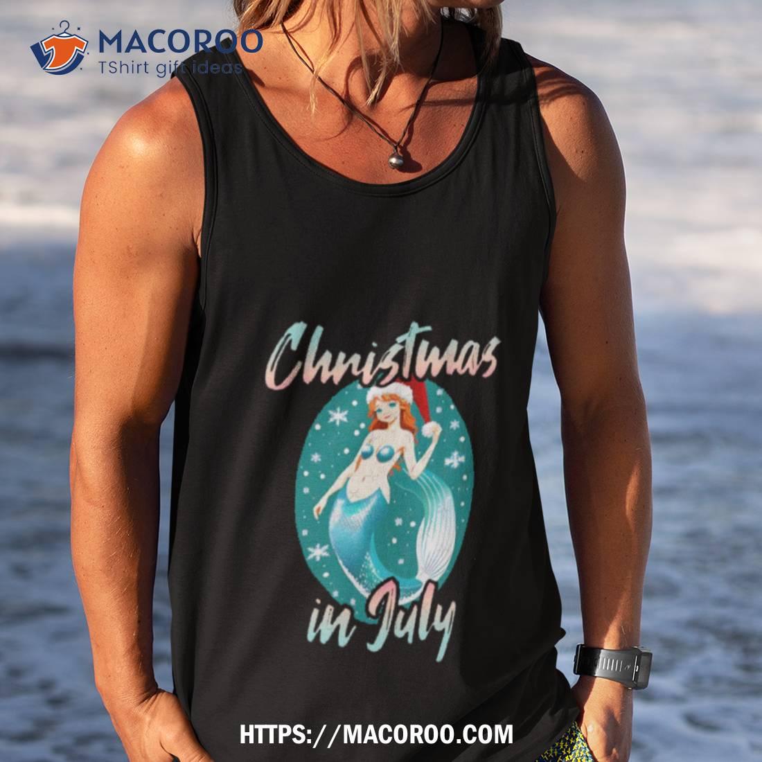 Mermaid Christmas In July Shirt Mermaid Christmas In July Shirt