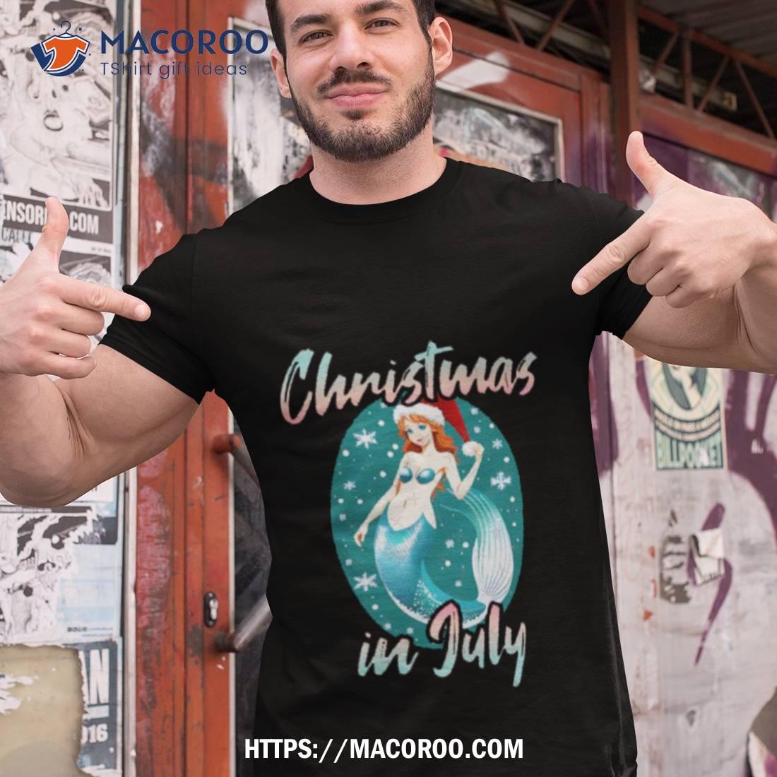 Mermaid Christmas In July Shirt Mermaid Christmas In July Shirt