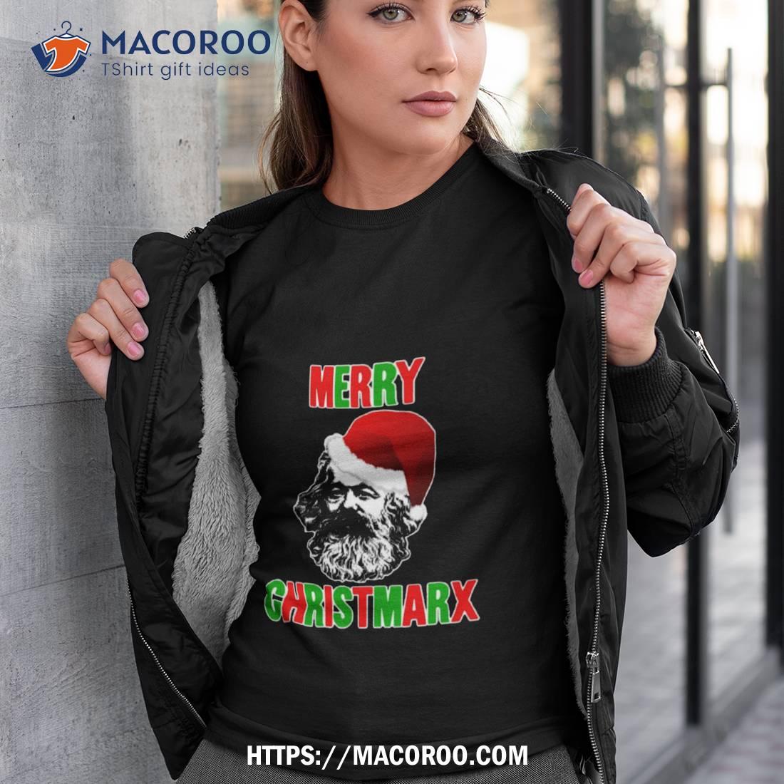 Merry Christmas Jingle Bell Three Sugar Skull T Shirt Womens